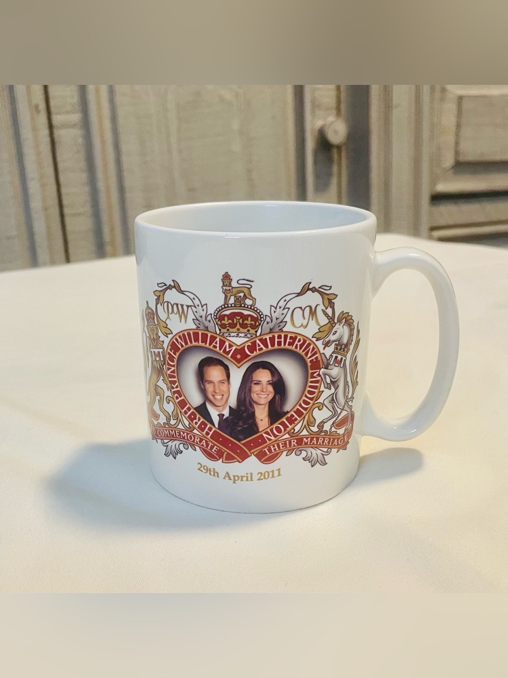 2011 H.R.H. Prince William & Catherine Middleton Wedding Commemorative Mug/Cup